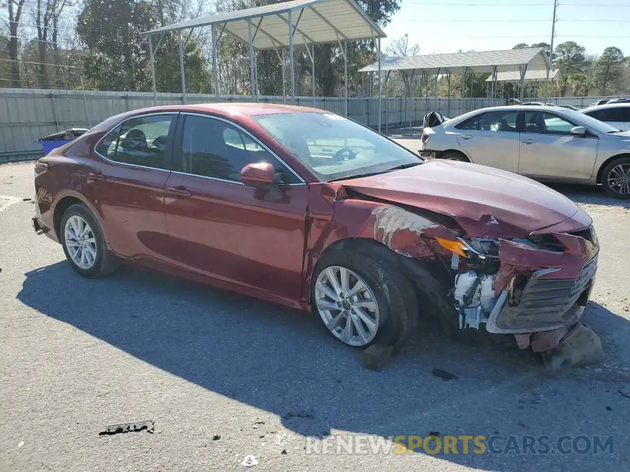 4 Photograph of a damaged car 4T1C11AKXMU464777 TOYOTA CAMRY 2021