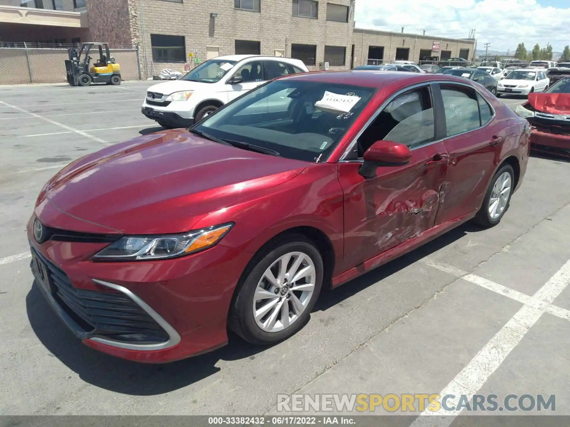 2 Photograph of a damaged car 4T1C11AKXMU469929 TOYOTA CAMRY 2021