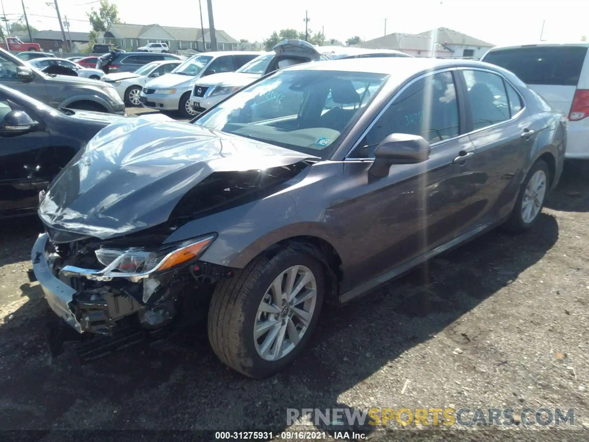 2 Photograph of a damaged car 4T1C11AKXMU494684 TOYOTA CAMRY 2021