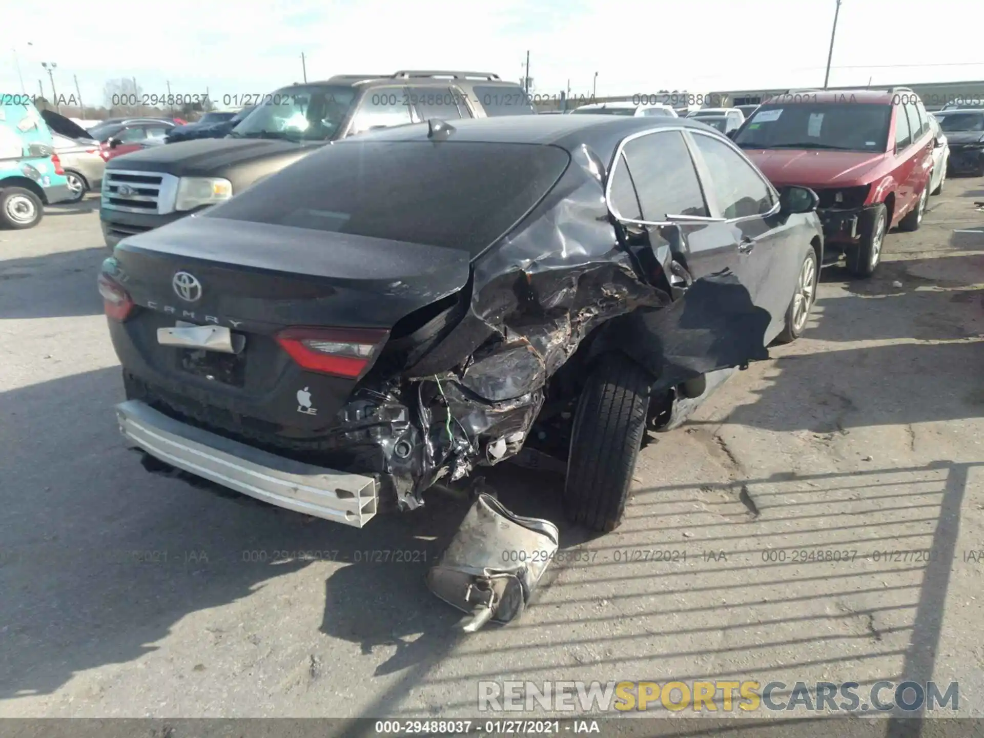 4 Photograph of a damaged car 4T1C11AKXMU513900 TOYOTA CAMRY 2021