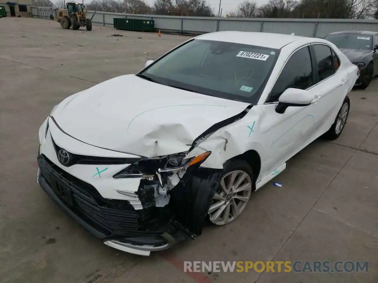 2 Photograph of a damaged car 4T1C11AKXMU516215 TOYOTA CAMRY 2021