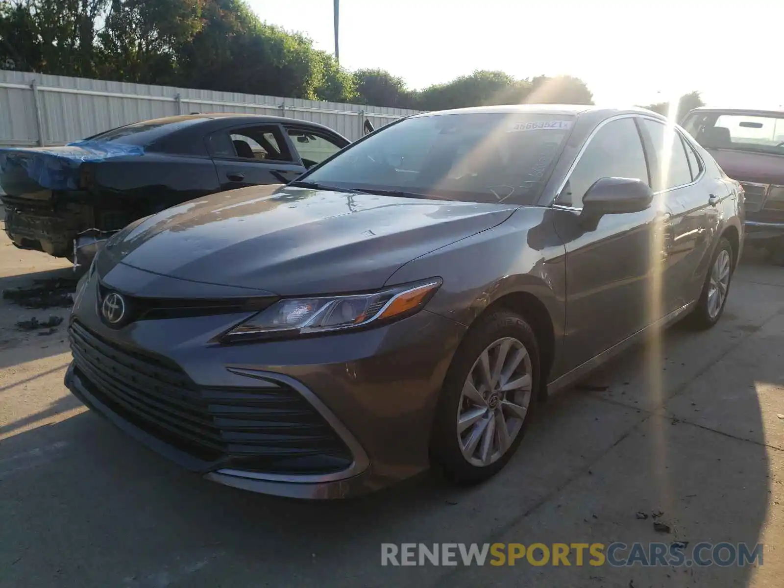 2 Photograph of a damaged car 4T1C11AKXMU518076 TOYOTA CAMRY 2021