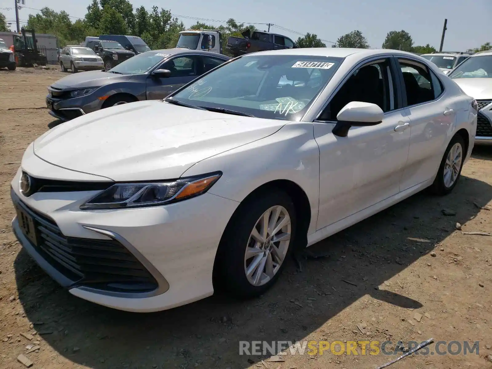 2 Photograph of a damaged car 4T1C11AKXMU522256 TOYOTA CAMRY 2021