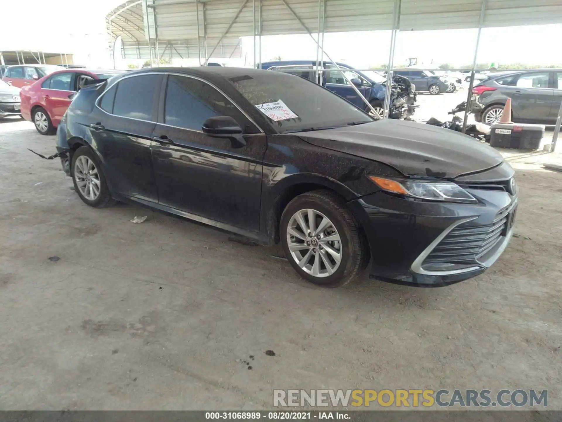 1 Photograph of a damaged car 4T1C11AKXMU524881 TOYOTA CAMRY 2021