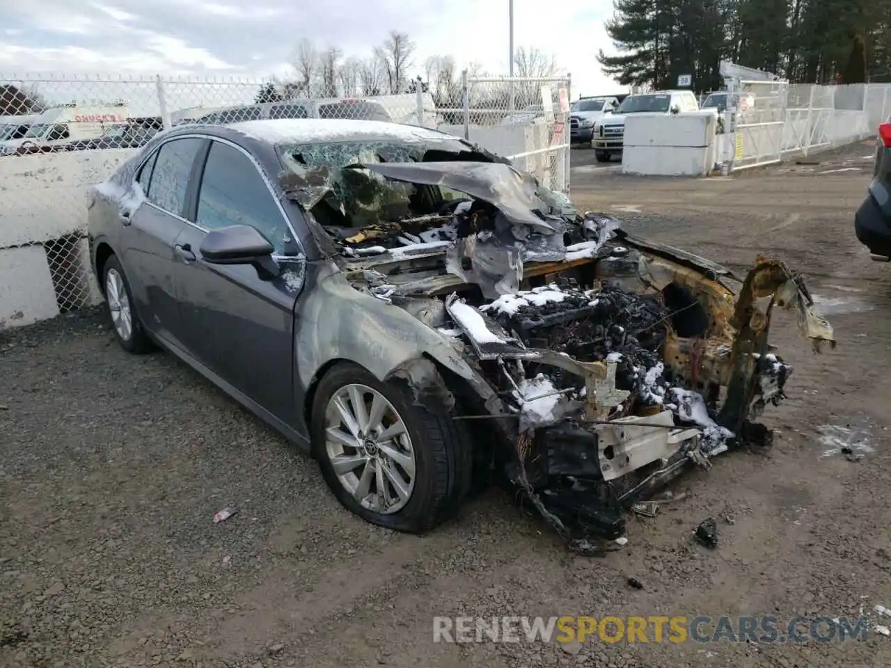 1 Photograph of a damaged car 4T1C11AKXMU538425 TOYOTA CAMRY 2021