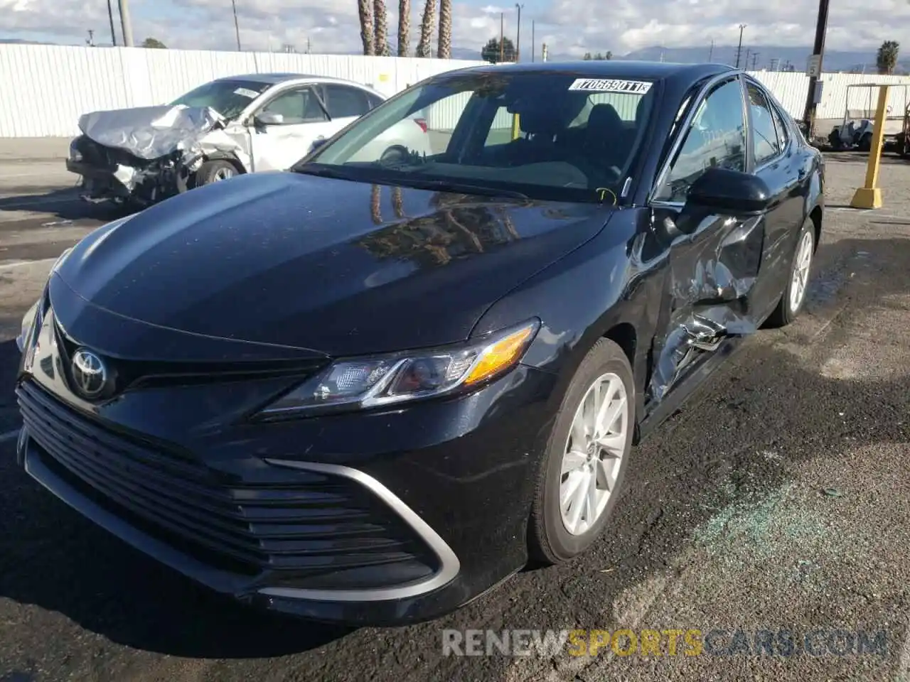 2 Photograph of a damaged car 4T1C11AKXMU541826 TOYOTA CAMRY 2021