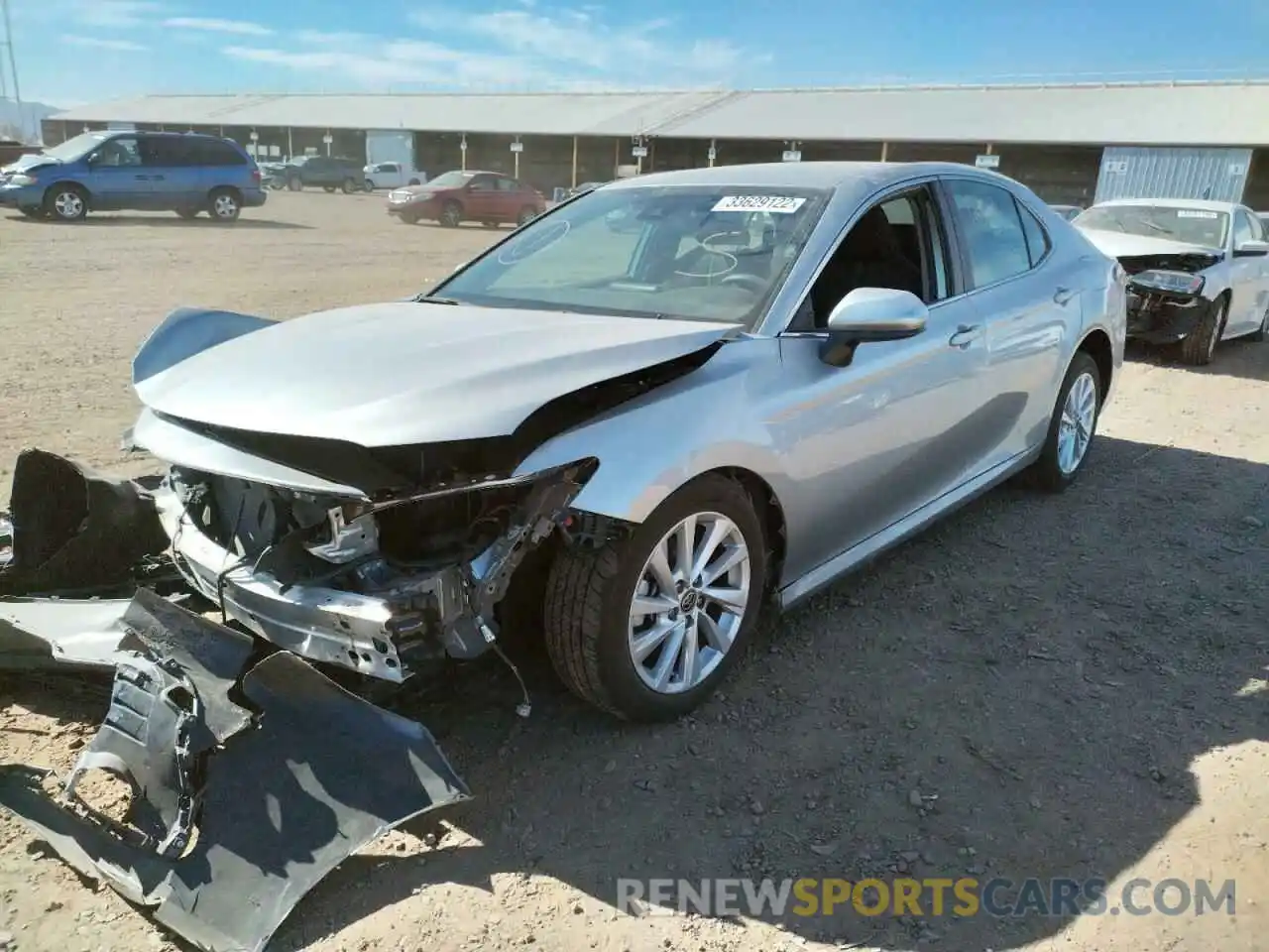 2 Photograph of a damaged car 4T1C11AKXMU542068 TOYOTA CAMRY 2021