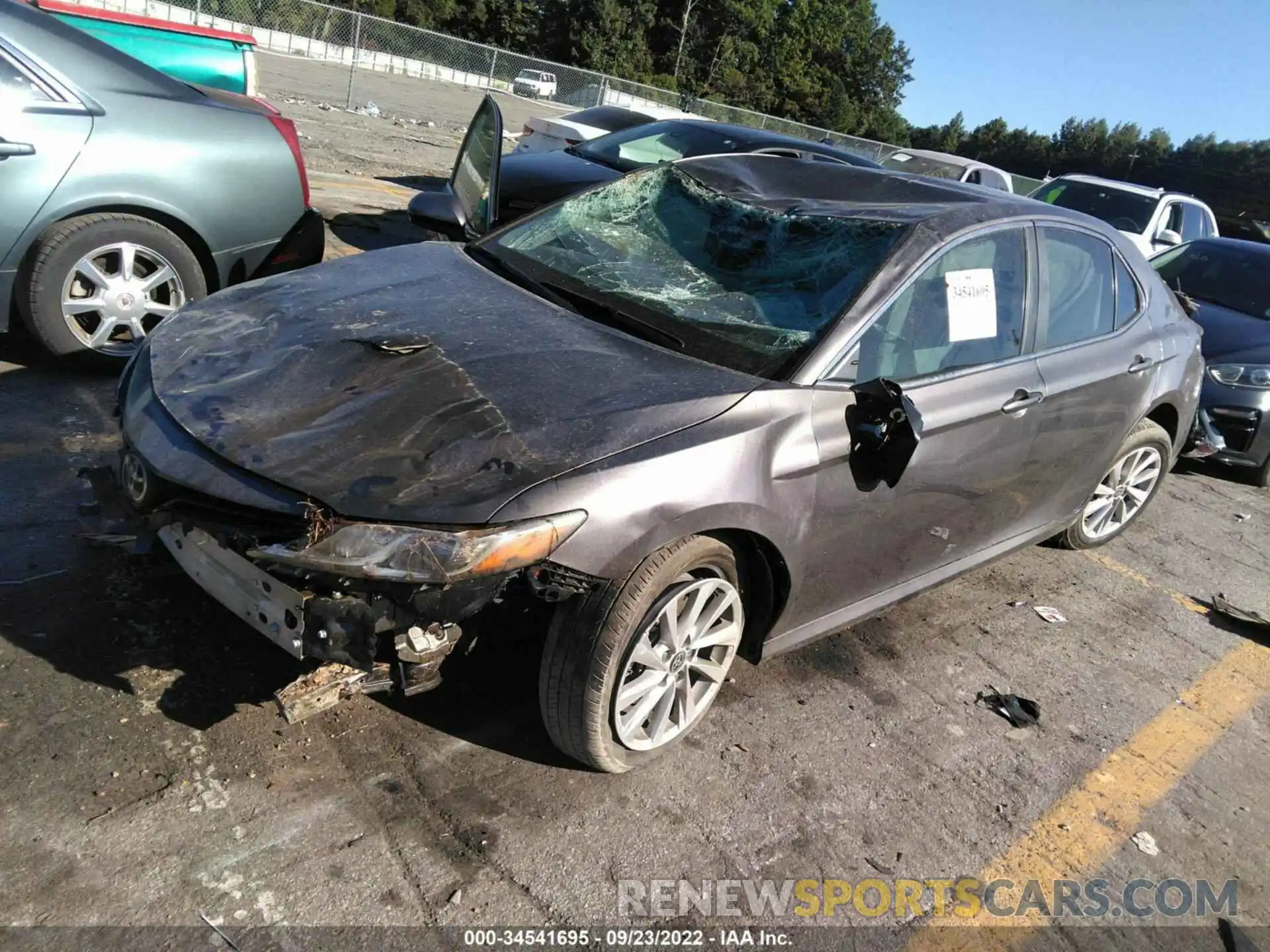 2 Photograph of a damaged car 4T1C11AKXMU543303 TOYOTA CAMRY 2021