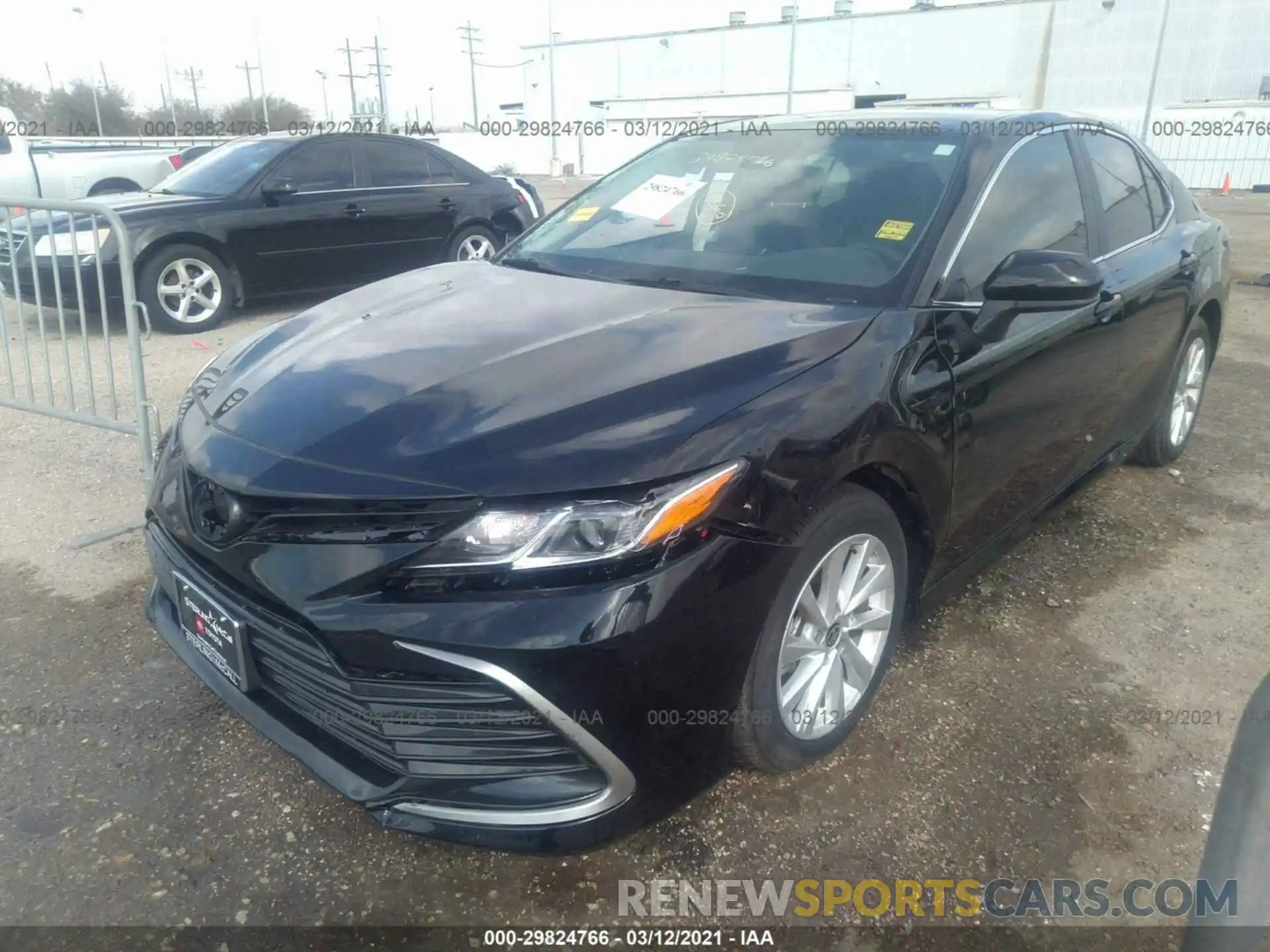 2 Photograph of a damaged car 4T1C11AKXMU545925 TOYOTA CAMRY 2021