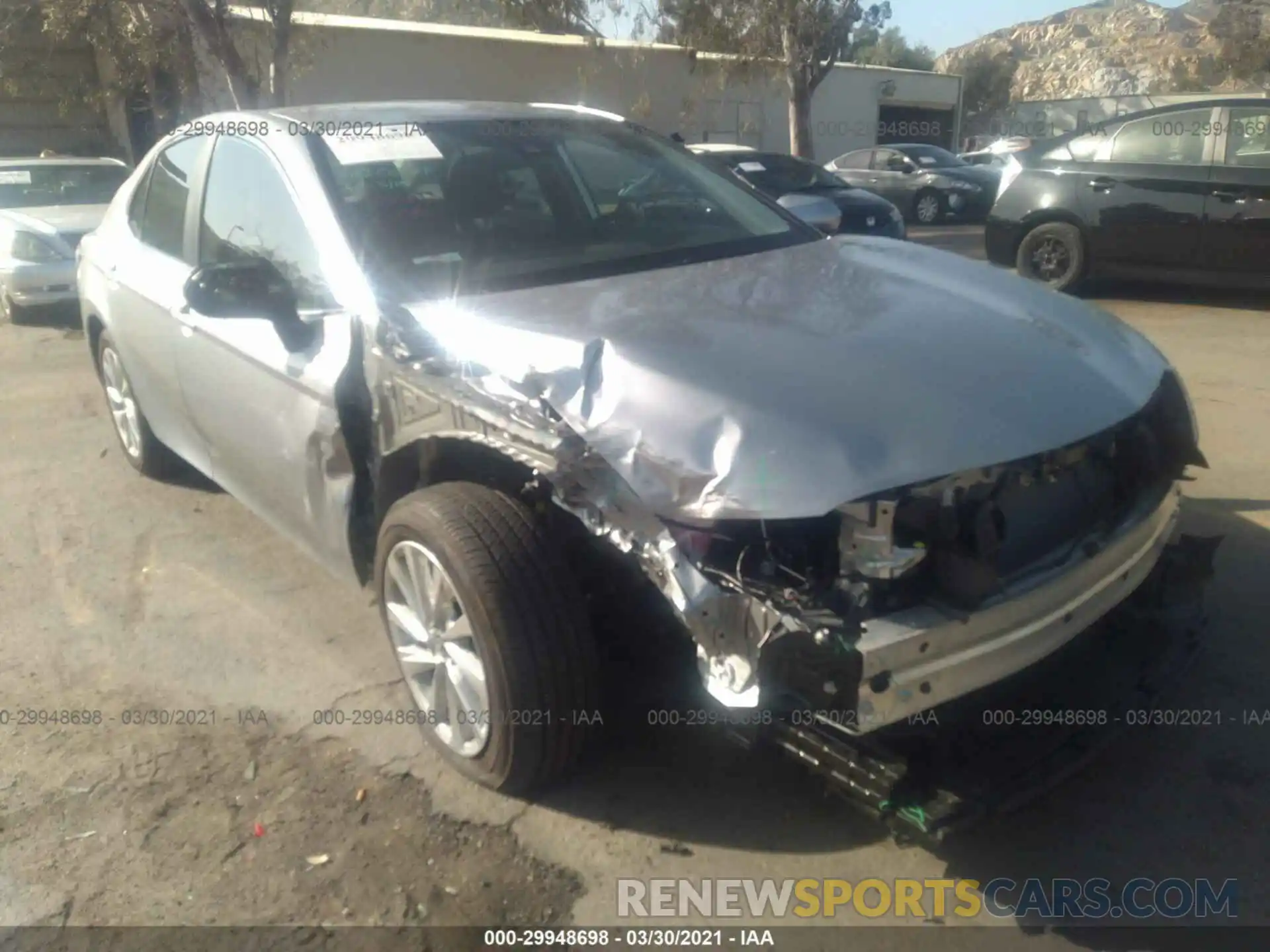 1 Photograph of a damaged car 4T1C11AKXMU549747 TOYOTA CAMRY 2021