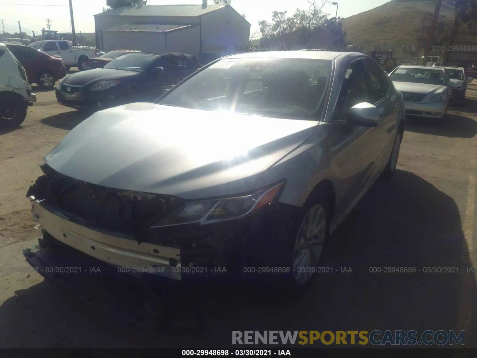 2 Photograph of a damaged car 4T1C11AKXMU549747 TOYOTA CAMRY 2021