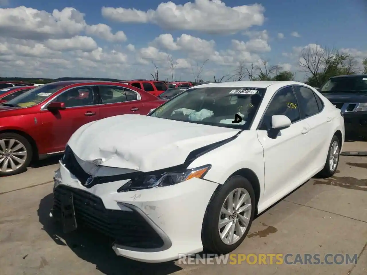 2 Photograph of a damaged car 4T1C11AKXMU552342 TOYOTA CAMRY 2021