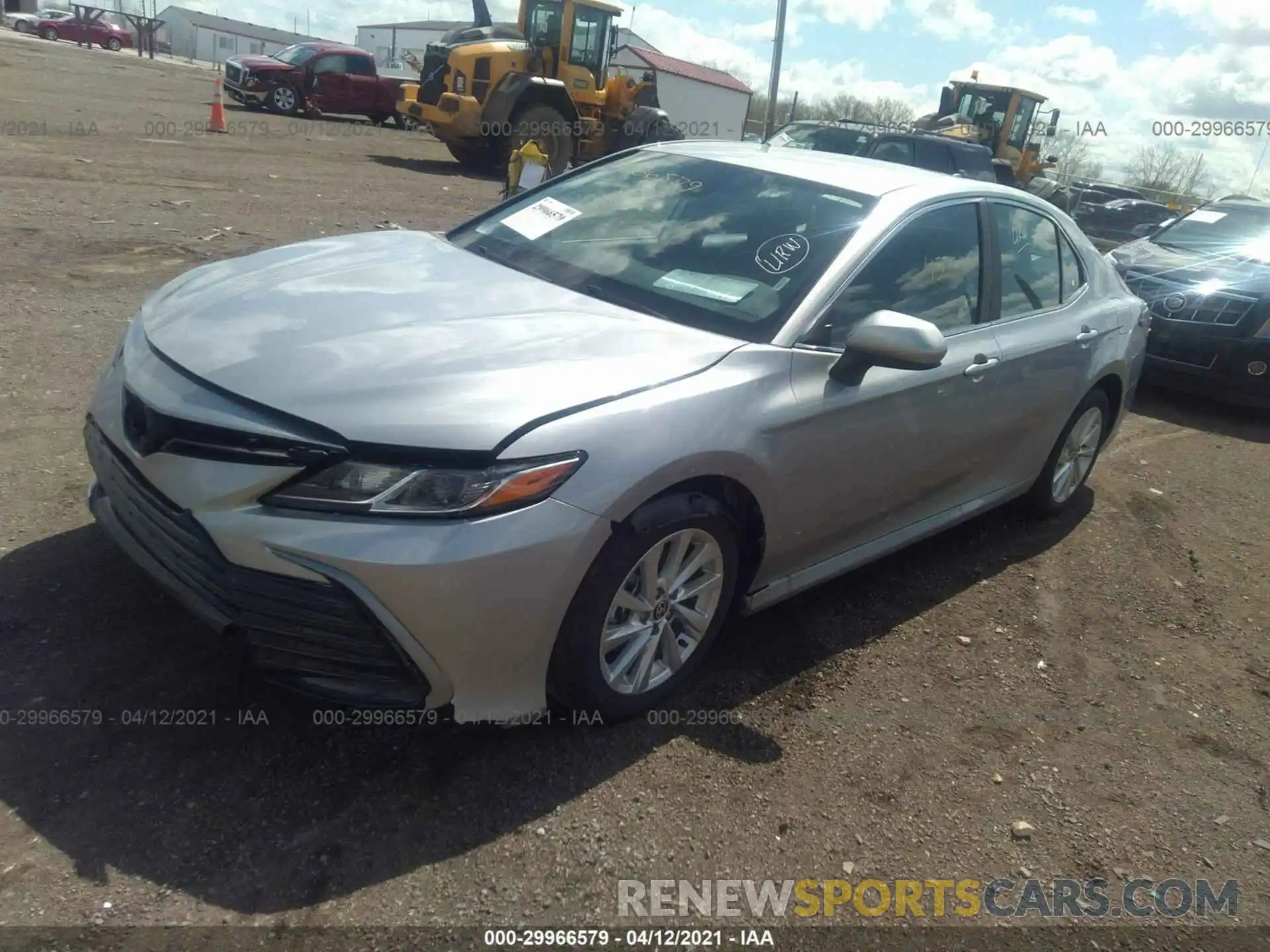 2 Photograph of a damaged car 4T1C11AKXMU554138 TOYOTA CAMRY 2021