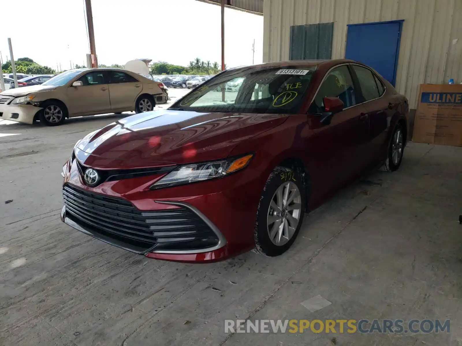 2 Photograph of a damaged car 4T1C11AKXMU558478 TOYOTA CAMRY 2021