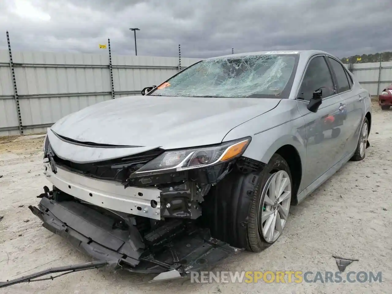 2 Photograph of a damaged car 4T1C11AKXMU572459 TOYOTA CAMRY 2021