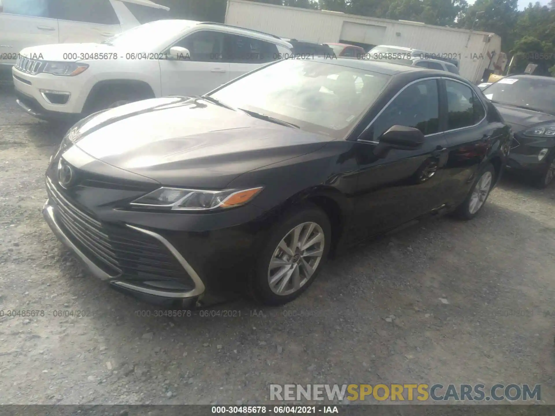 2 Photograph of a damaged car 4T1C11AKXMU572851 TOYOTA CAMRY 2021