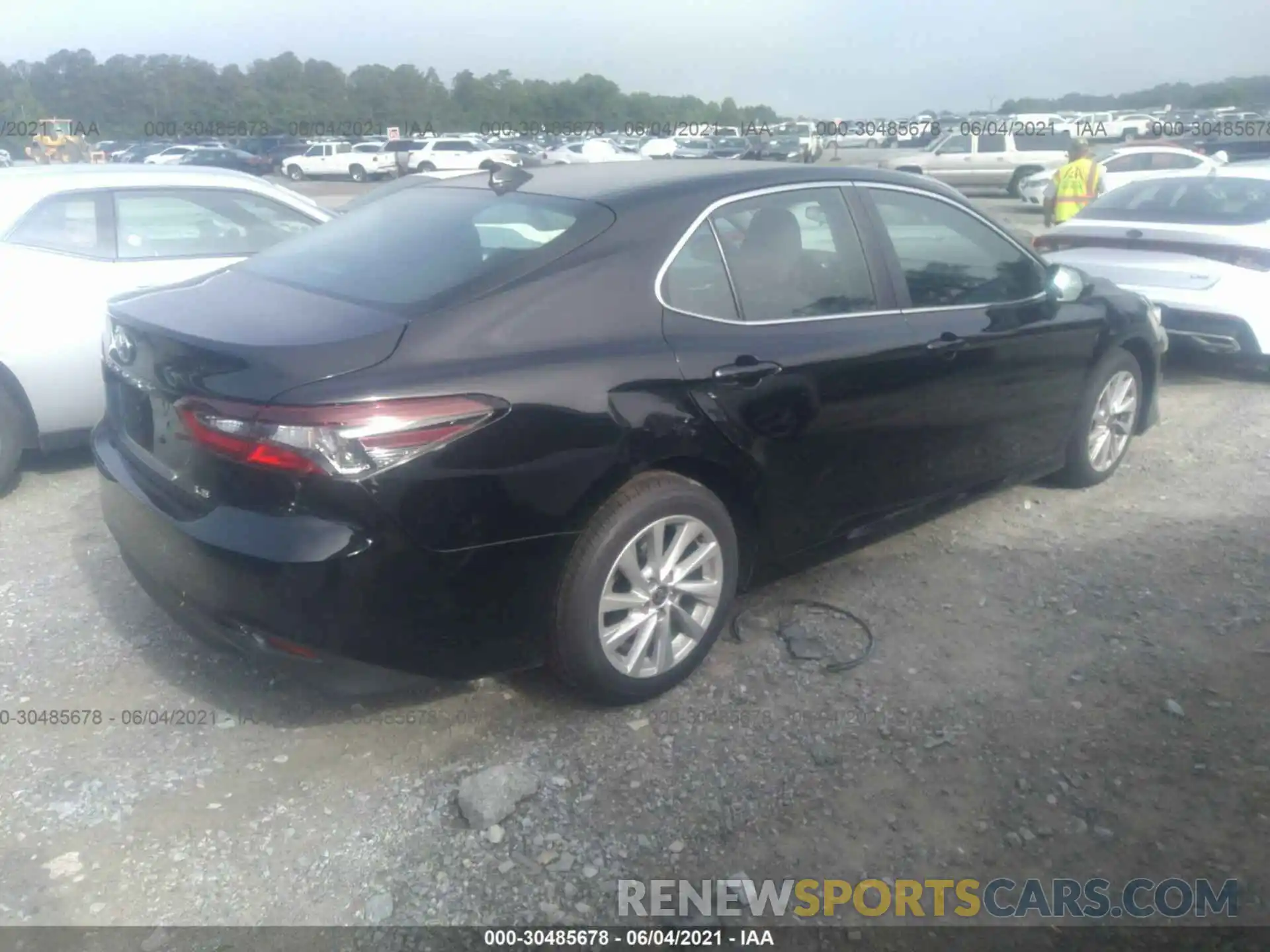 4 Photograph of a damaged car 4T1C11AKXMU572851 TOYOTA CAMRY 2021