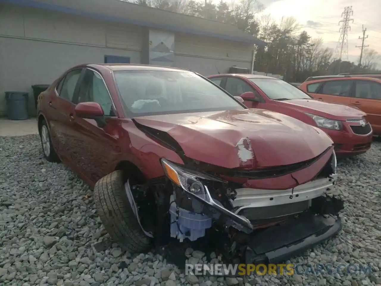 1 Photograph of a damaged car 4T1C11AKXMU574812 TOYOTA CAMRY 2021