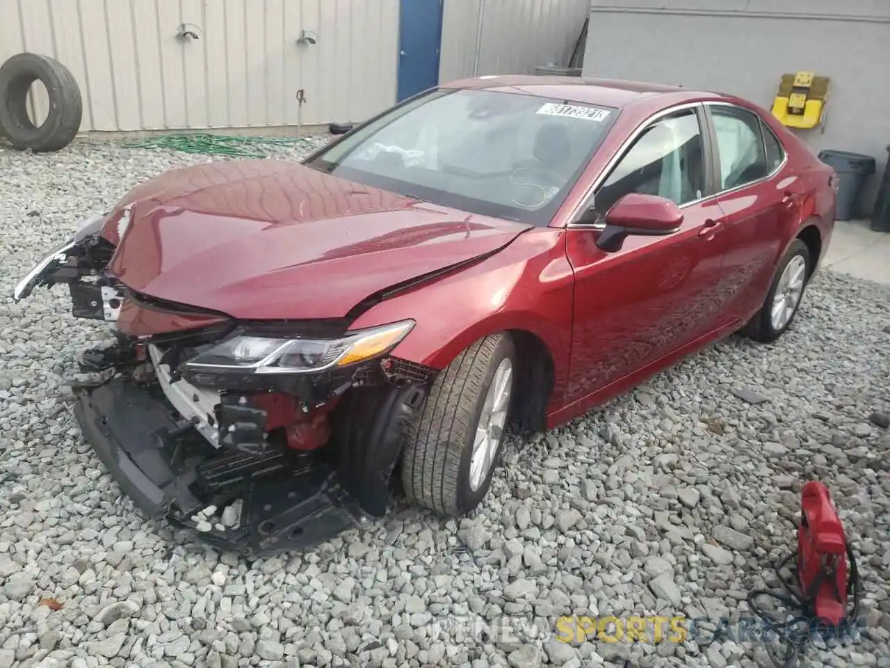 2 Photograph of a damaged car 4T1C11AKXMU574812 TOYOTA CAMRY 2021