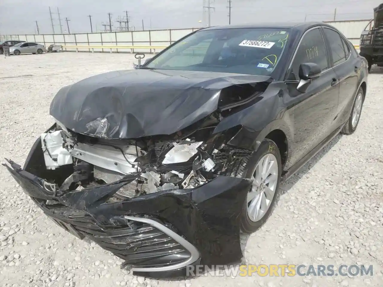 2 Photograph of a damaged car 4T1C11AKXMU576026 TOYOTA CAMRY 2021