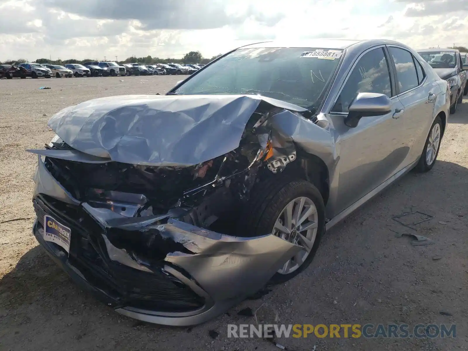 2 Photograph of a damaged car 4T1C11AKXMU587091 TOYOTA CAMRY 2021