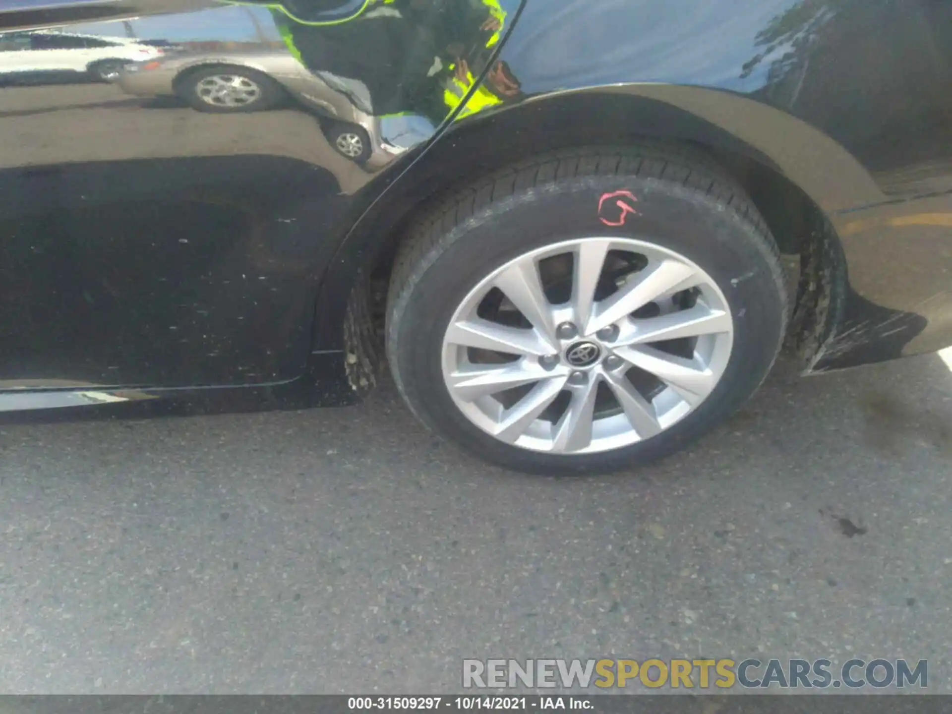 13 Photograph of a damaged car 4T1C11AKXMU587222 TOYOTA CAMRY 2021