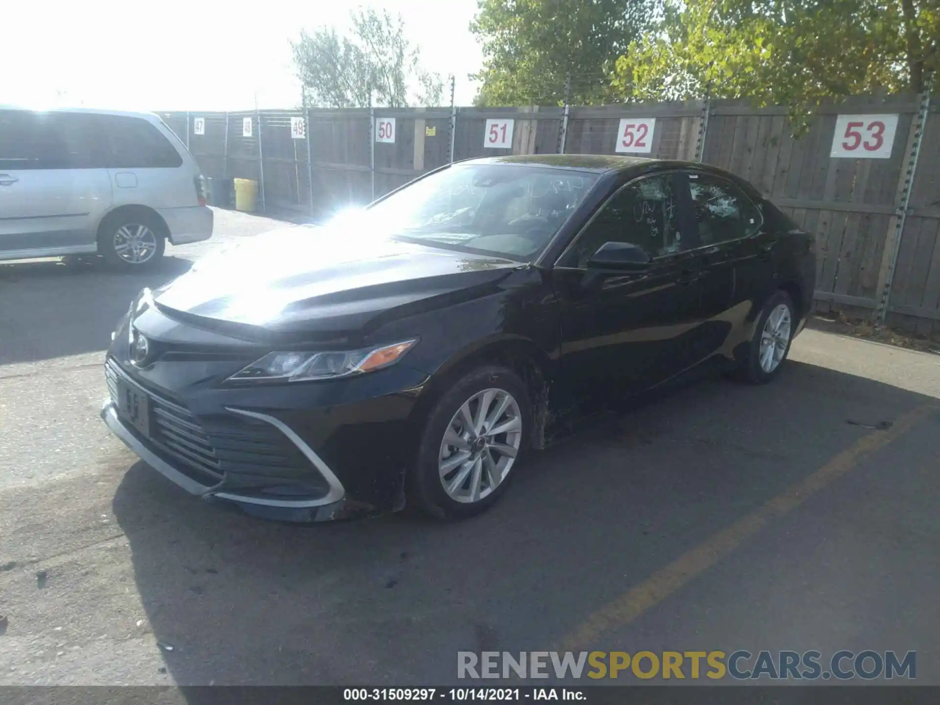 2 Photograph of a damaged car 4T1C11AKXMU587222 TOYOTA CAMRY 2021