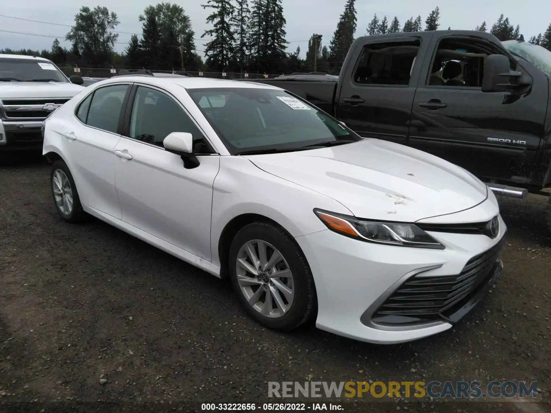 1 Photograph of a damaged car 4T1C11AKXMU591593 TOYOTA CAMRY 2021