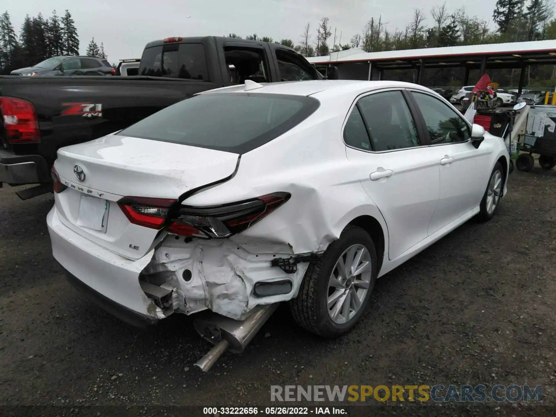 4 Photograph of a damaged car 4T1C11AKXMU591593 TOYOTA CAMRY 2021