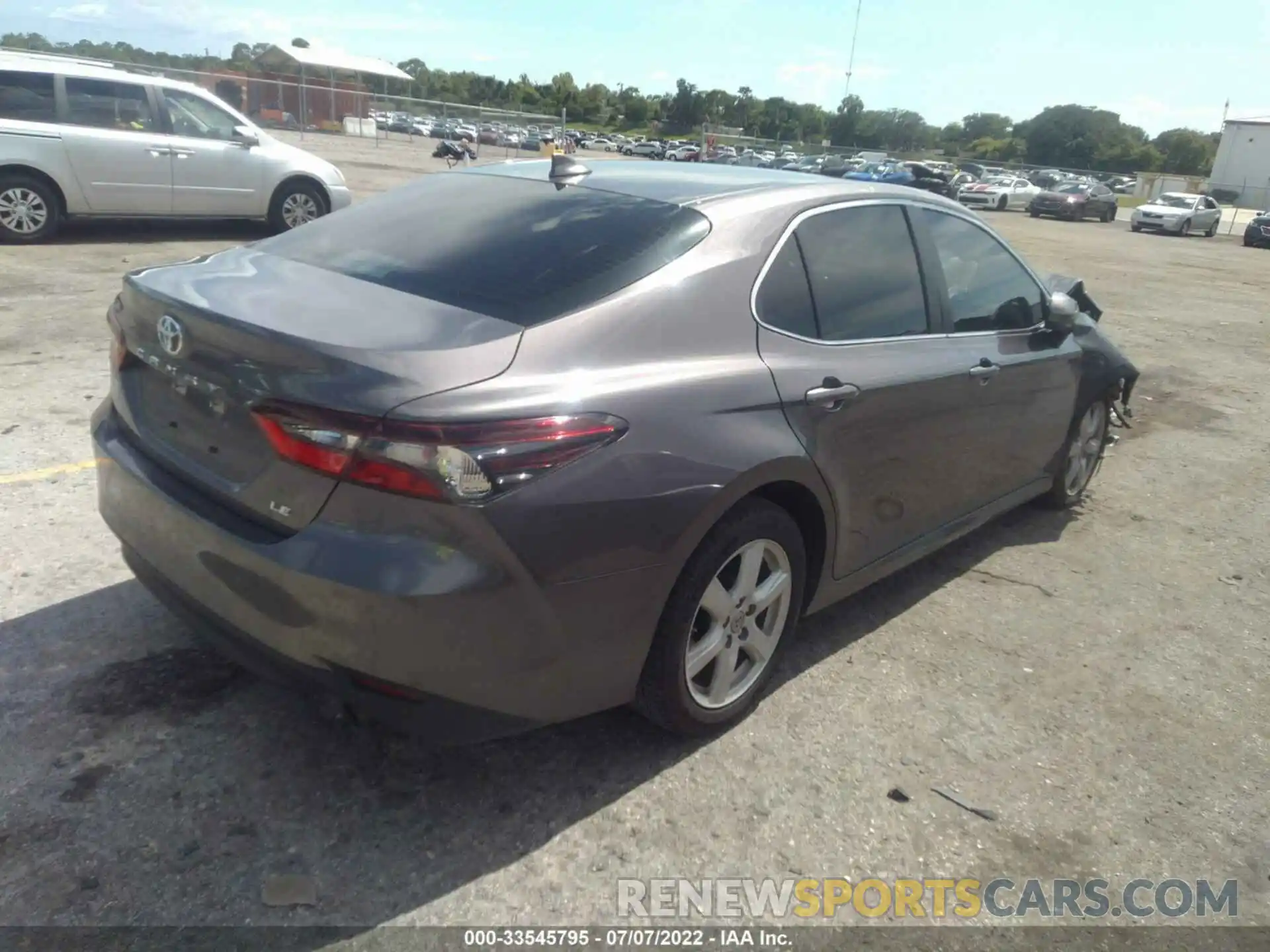 4 Photograph of a damaged car 4T1C11AKXMU596650 TOYOTA CAMRY 2021