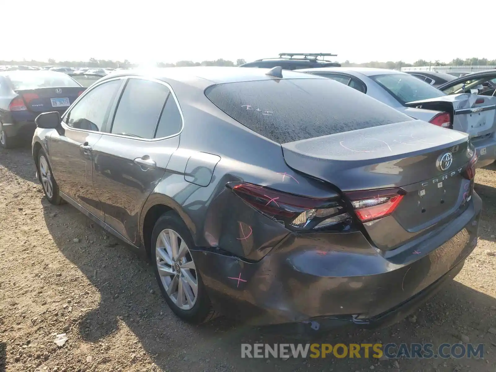 3 Photograph of a damaged car 4T1C11AKXMU597555 TOYOTA CAMRY 2021