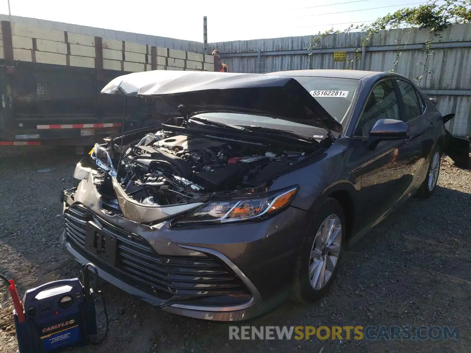 2 Photograph of a damaged car 4T1C11AKXMU602530 TOYOTA CAMRY 2021