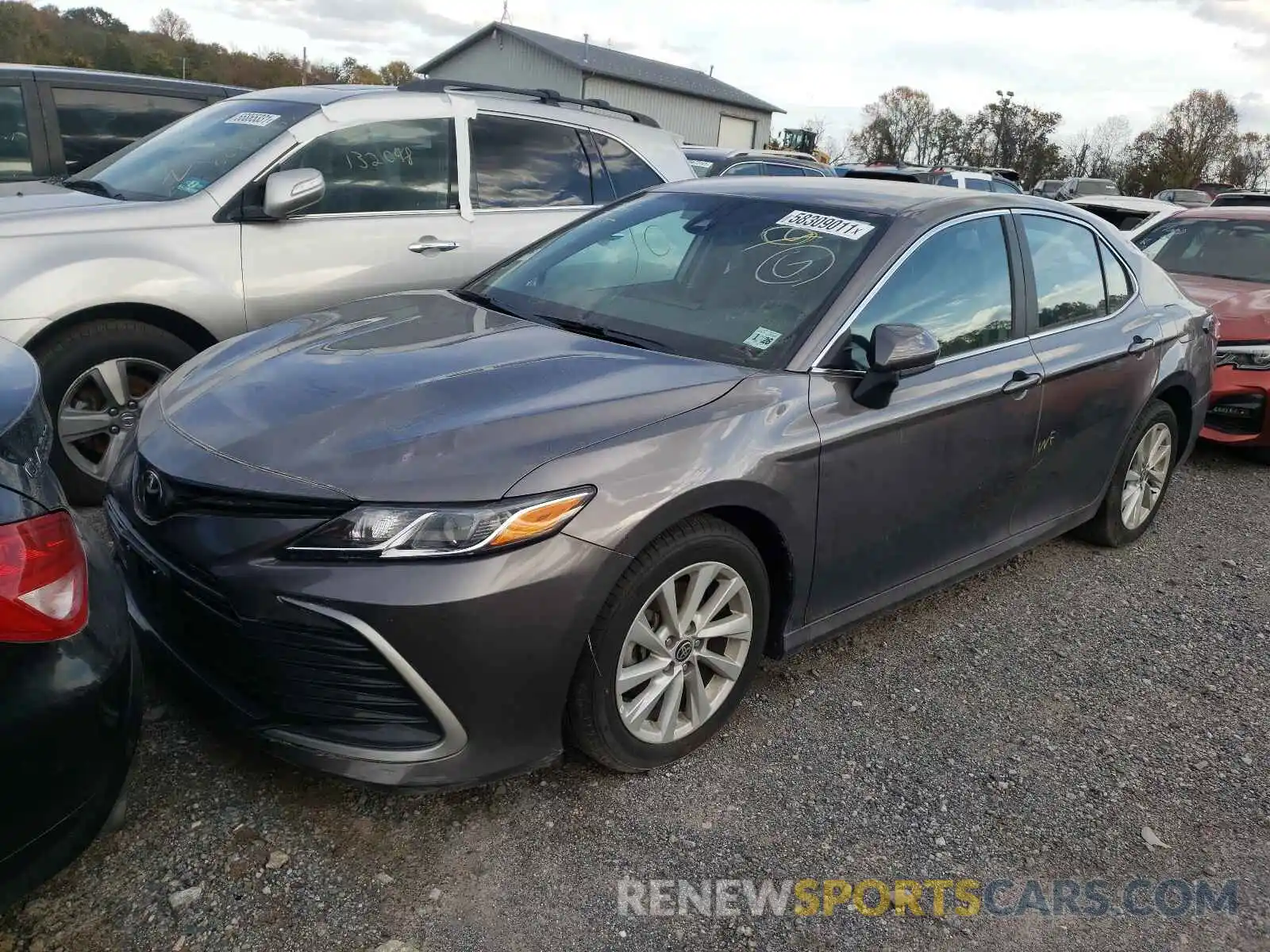 2 Photograph of a damaged car 4T1C11BK0MU025876 TOYOTA CAMRY 2021