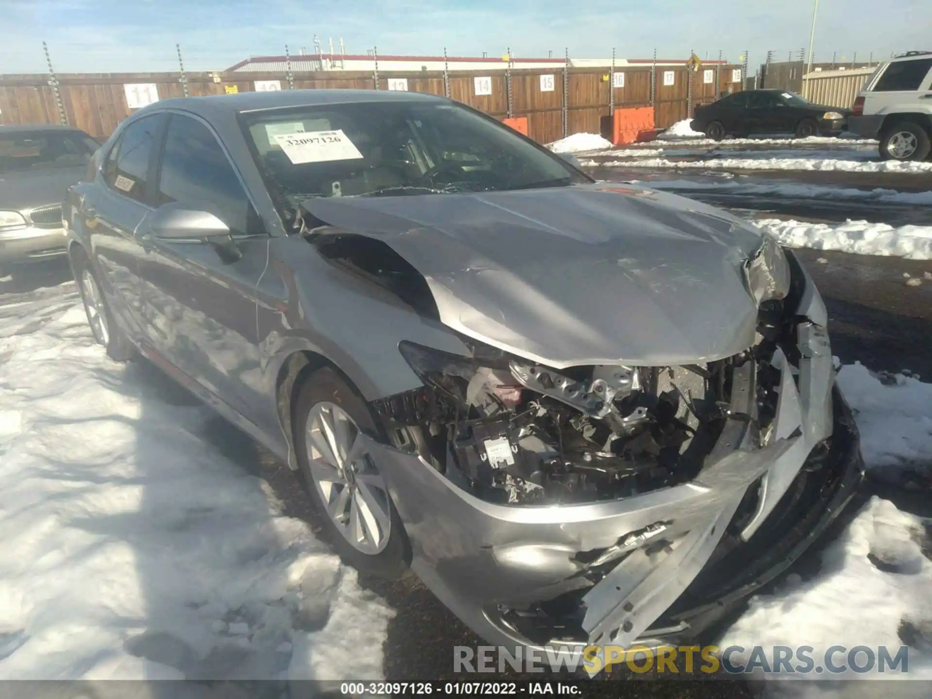 1 Photograph of a damaged car 4T1C11BK0MU043486 TOYOTA CAMRY 2021