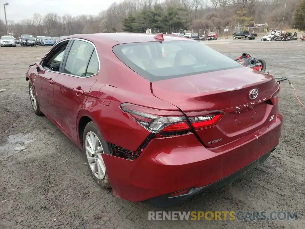 3 Photograph of a damaged car 4T1C11BK2MU020565 TOYOTA CAMRY 2021