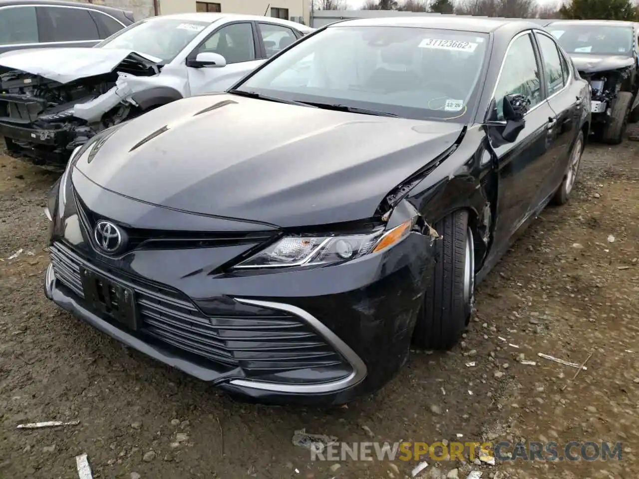 2 Photograph of a damaged car 4T1C11BK2MU023482 TOYOTA CAMRY 2021