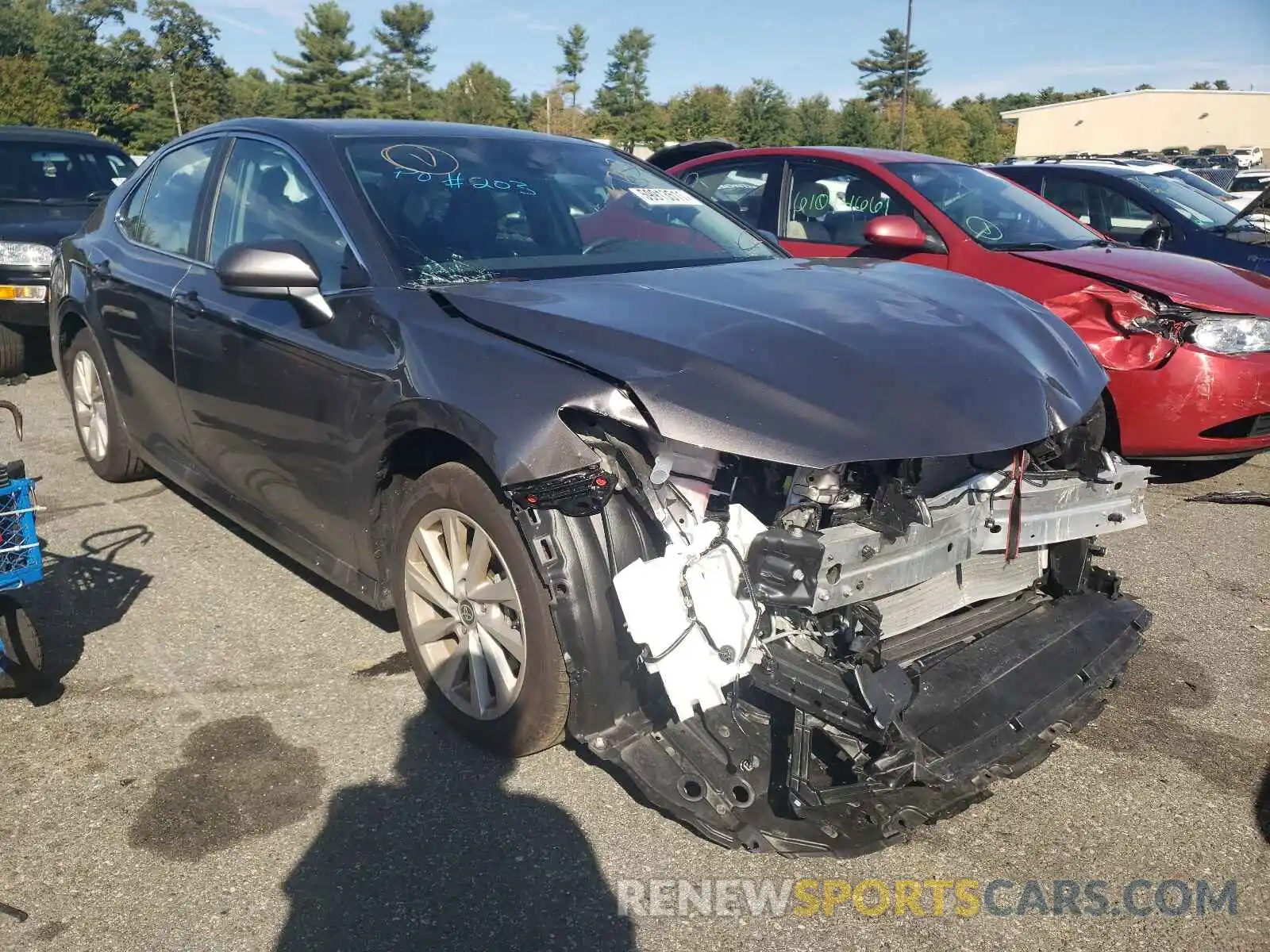 1 Photograph of a damaged car 4T1C11BK2MU025829 TOYOTA CAMRY 2021