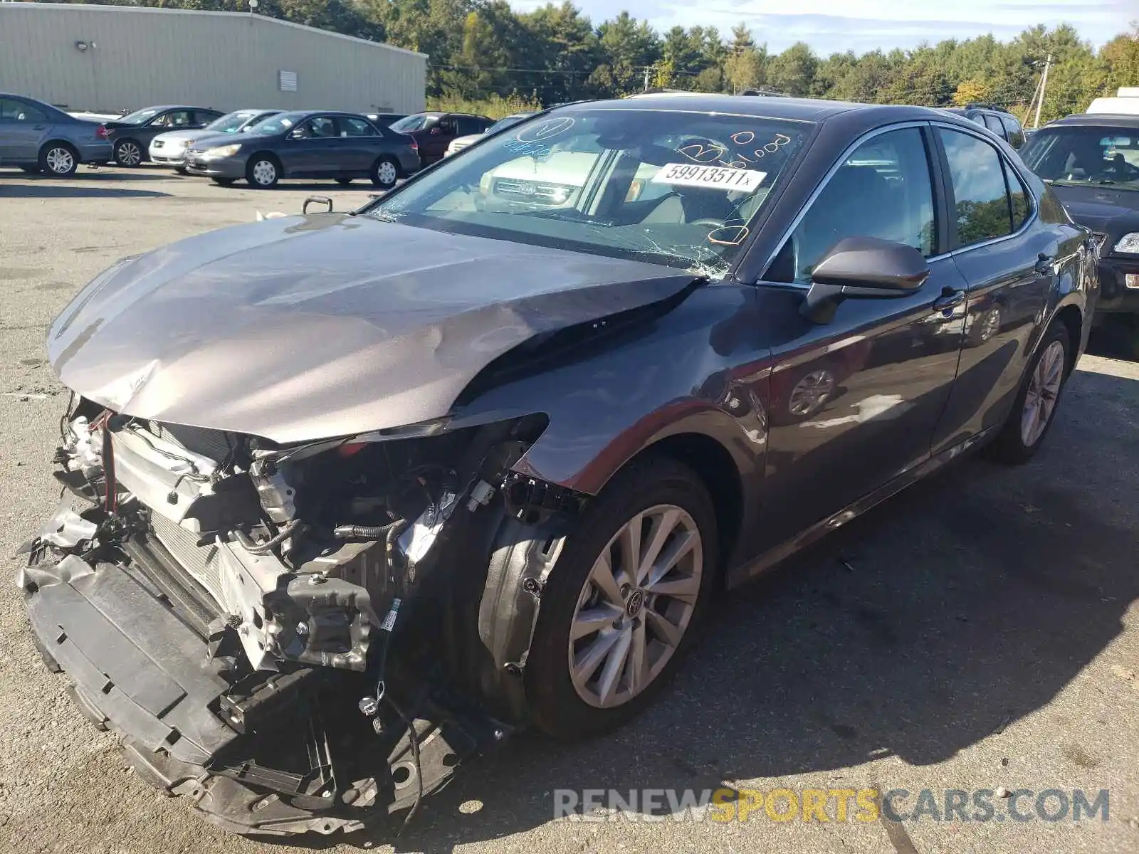 2 Photograph of a damaged car 4T1C11BK2MU025829 TOYOTA CAMRY 2021