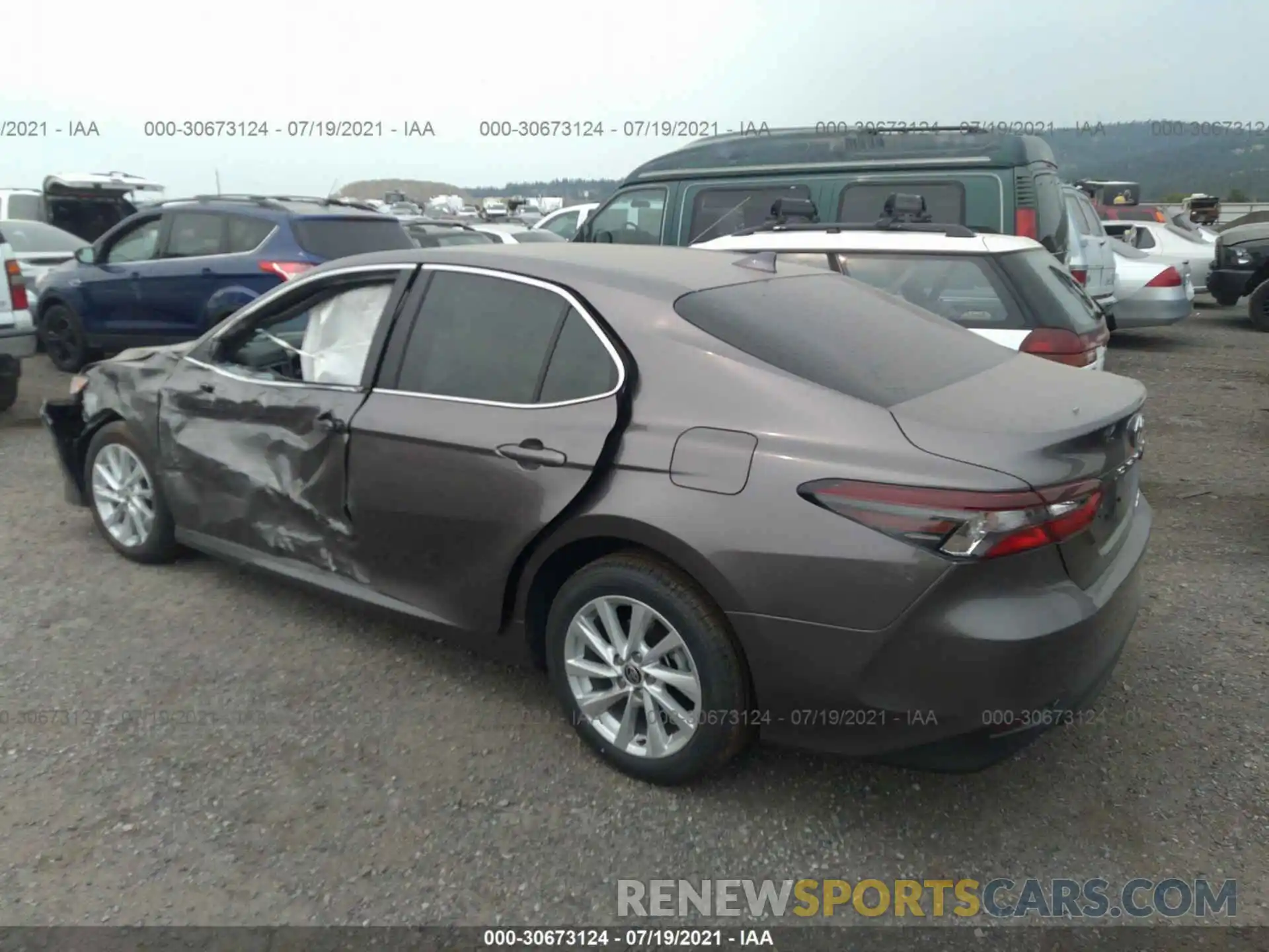 3 Photograph of a damaged car 4T1C11BK2MU026172 TOYOTA CAMRY 2021