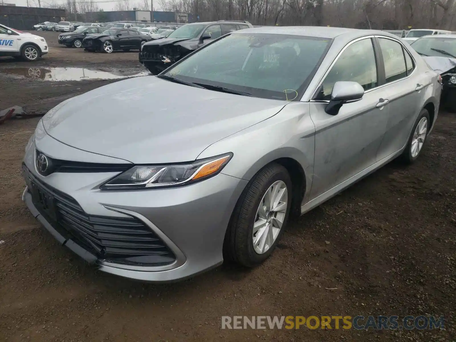 2 Photograph of a damaged car 4T1C11BK3MU020235 TOYOTA CAMRY 2021