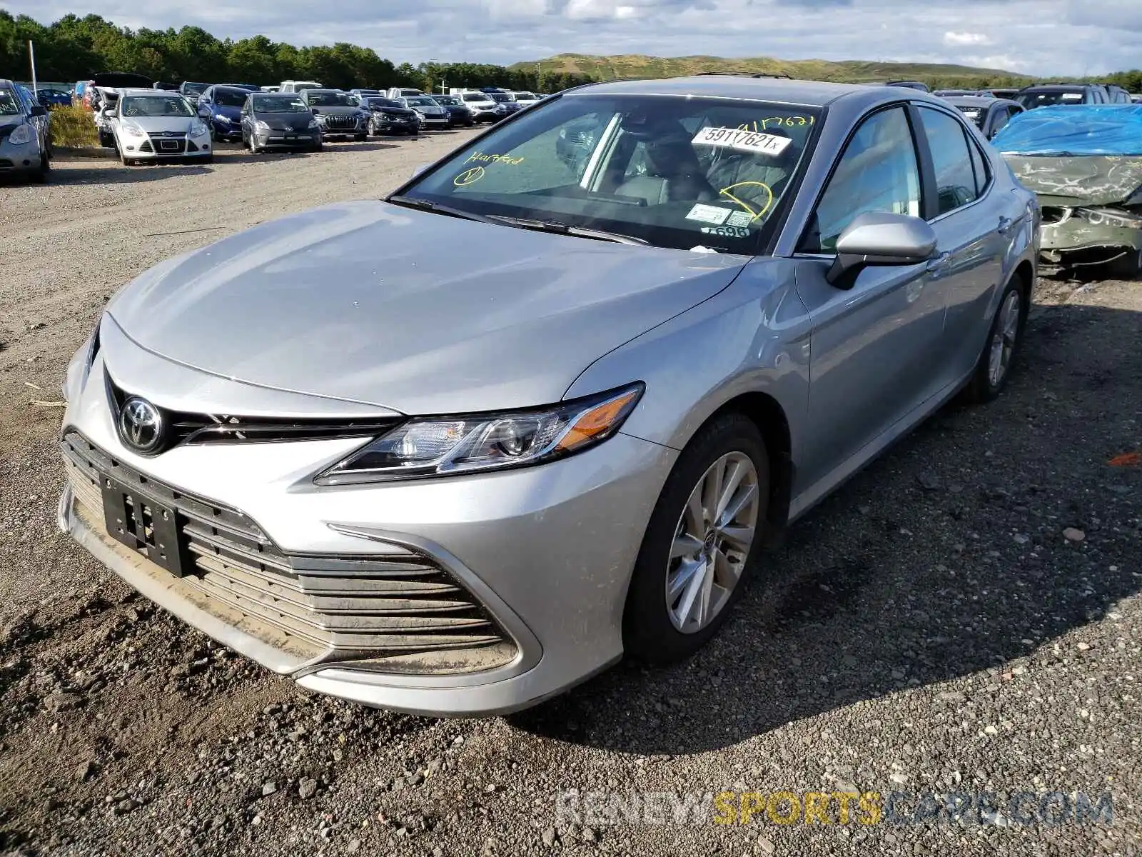 2 Photograph of a damaged car 4T1C11BK3MU022826 TOYOTA CAMRY 2021