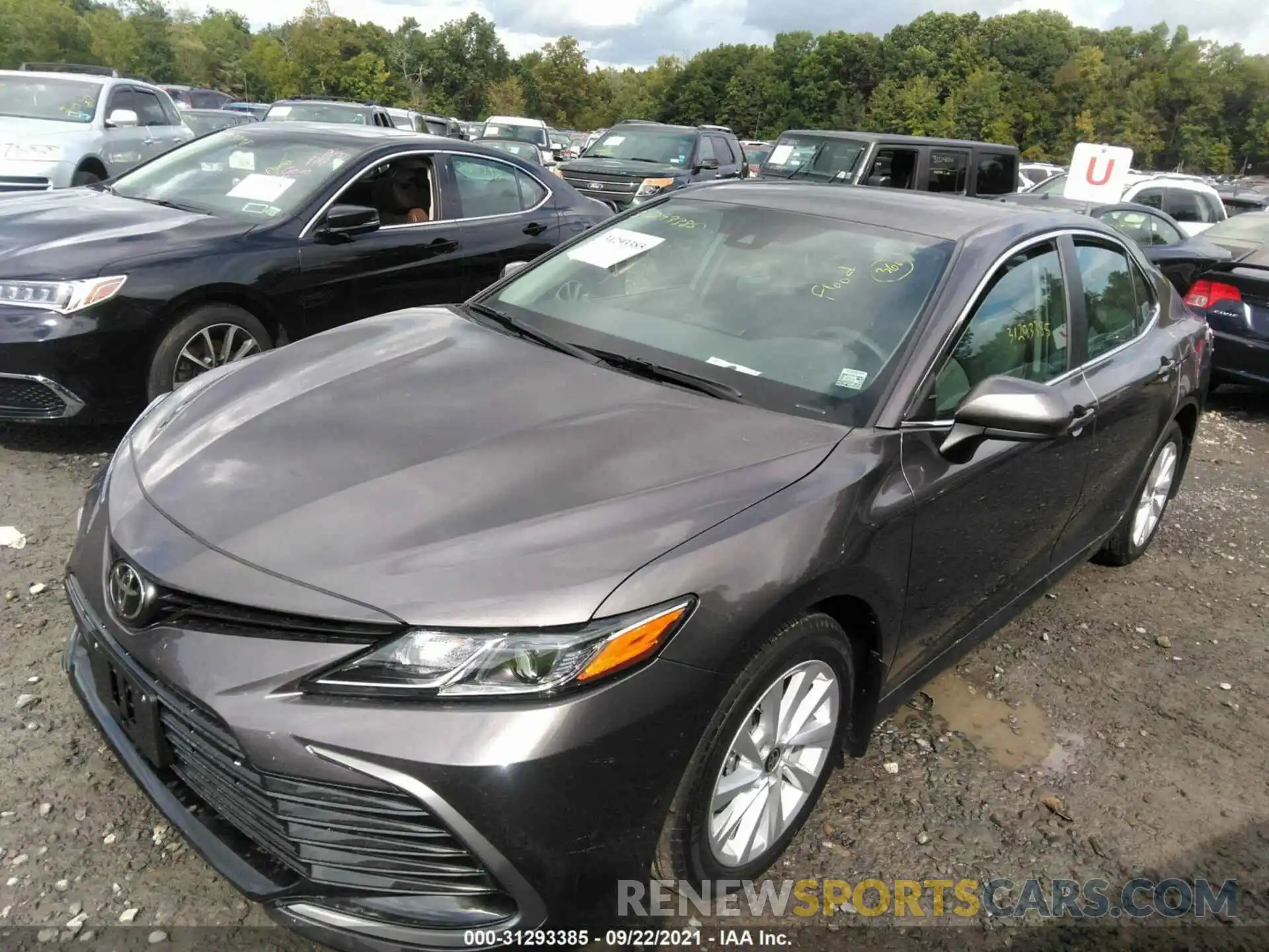 2 Photograph of a damaged car 4T1C11BK4MU040316 TOYOTA CAMRY 2021