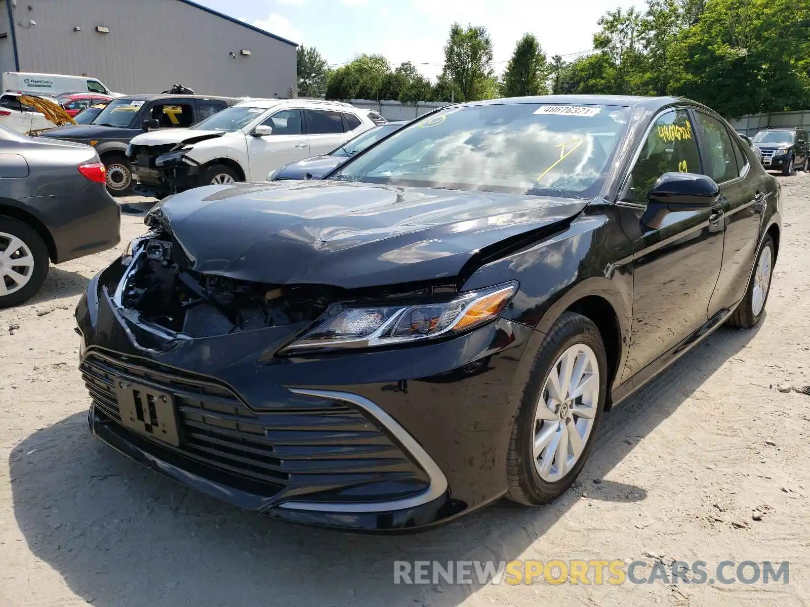 2 Photograph of a damaged car 4T1C11BK5MU032418 TOYOTA CAMRY 2021