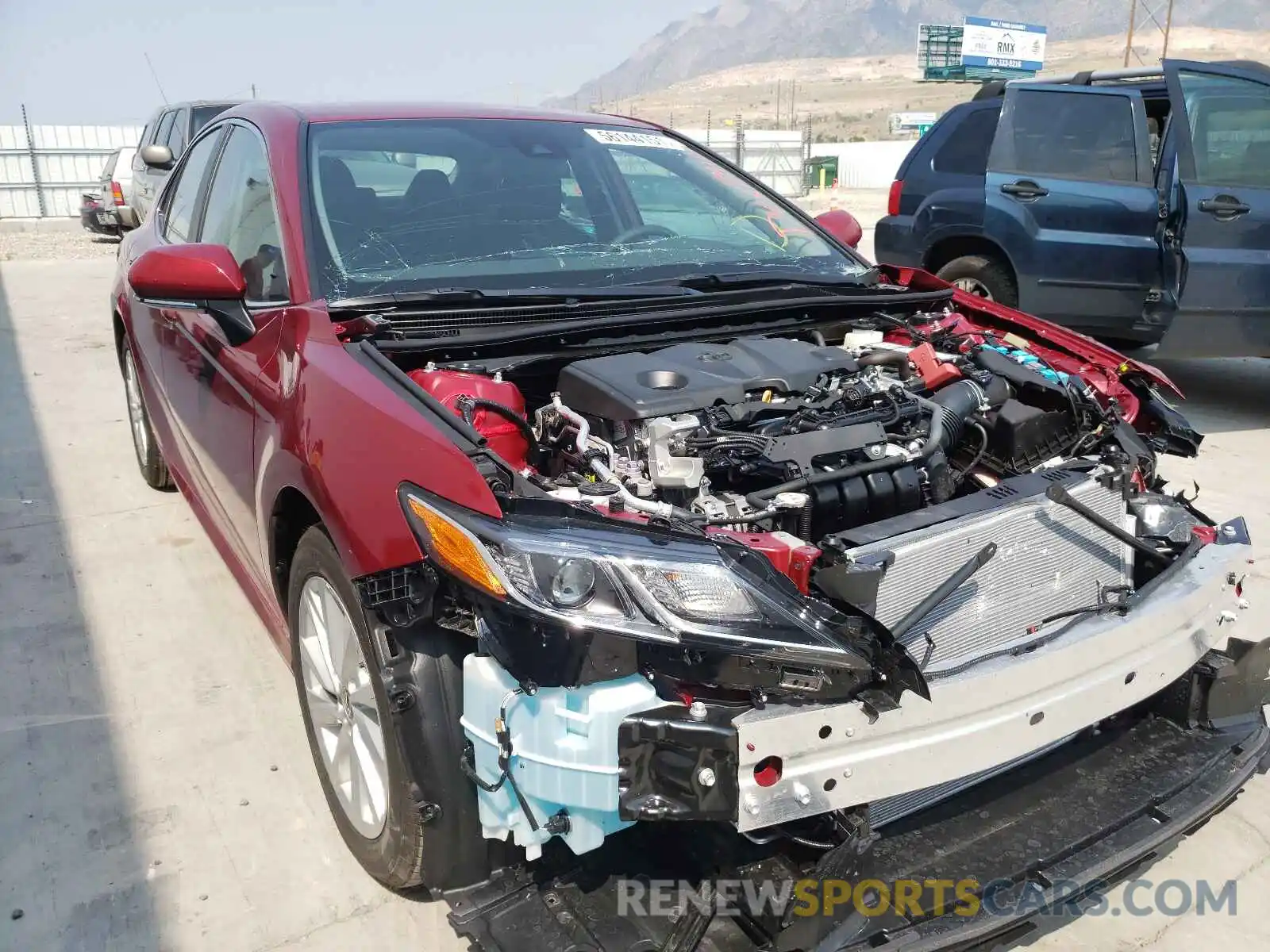 1 Photograph of a damaged car 4T1C11BK6MU042150 TOYOTA CAMRY 2021