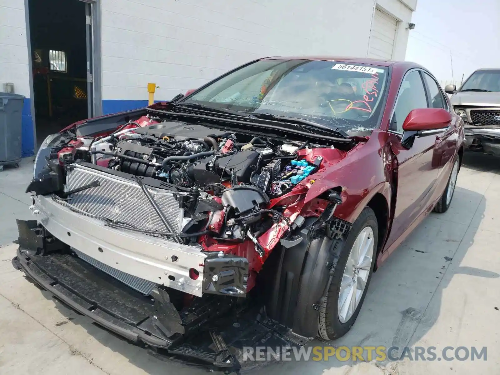 2 Photograph of a damaged car 4T1C11BK6MU042150 TOYOTA CAMRY 2021