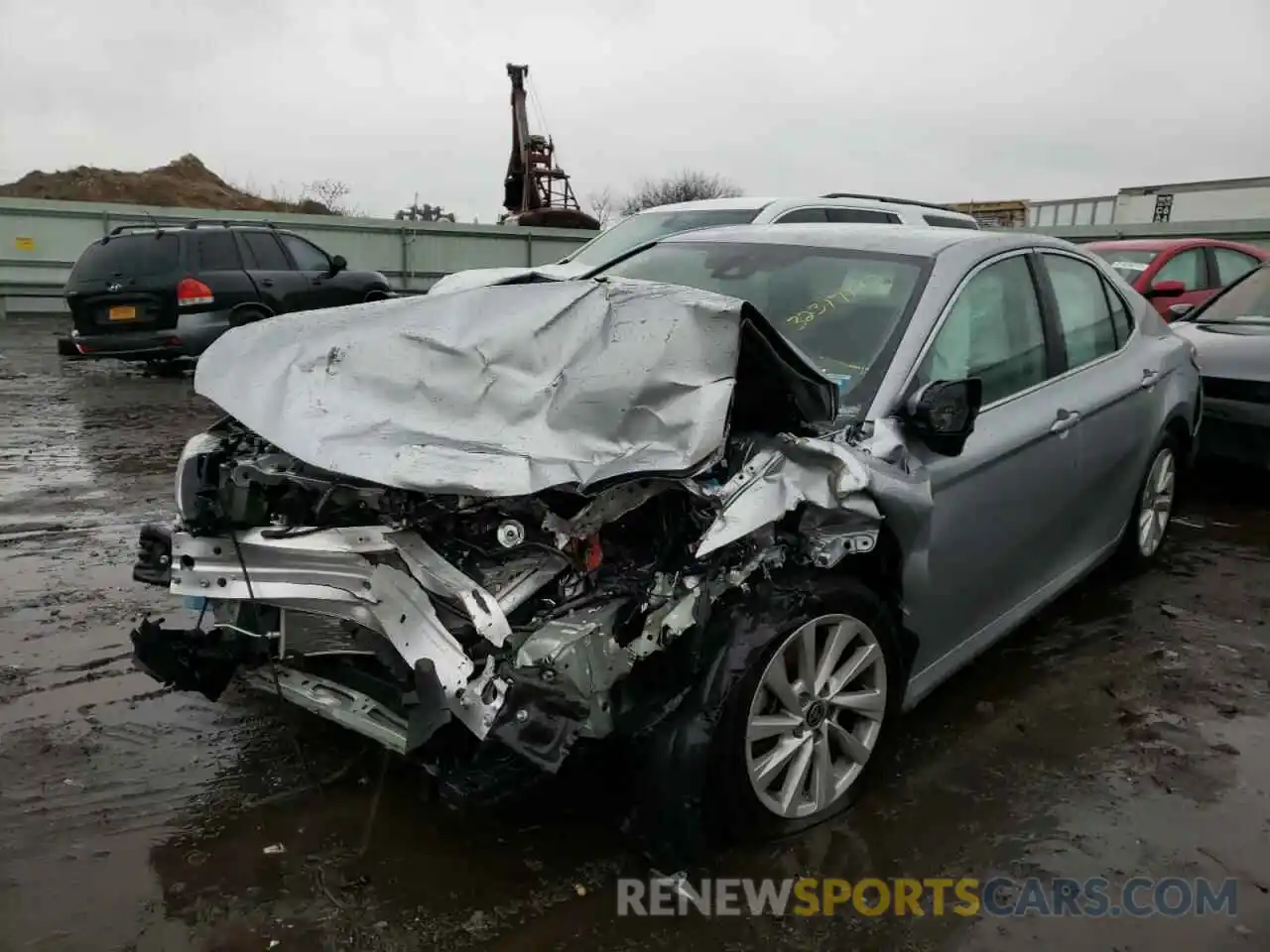 2 Photograph of a damaged car 4T1C11BK7MU019850 TOYOTA CAMRY 2021