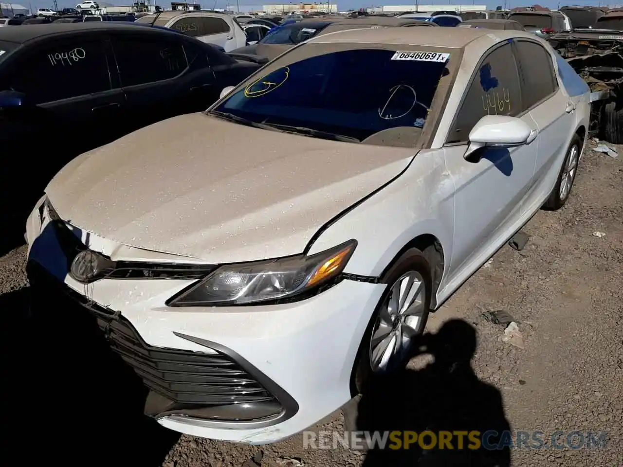 2 Photograph of a damaged car 4T1C11BK7MU021601 TOYOTA CAMRY 2021