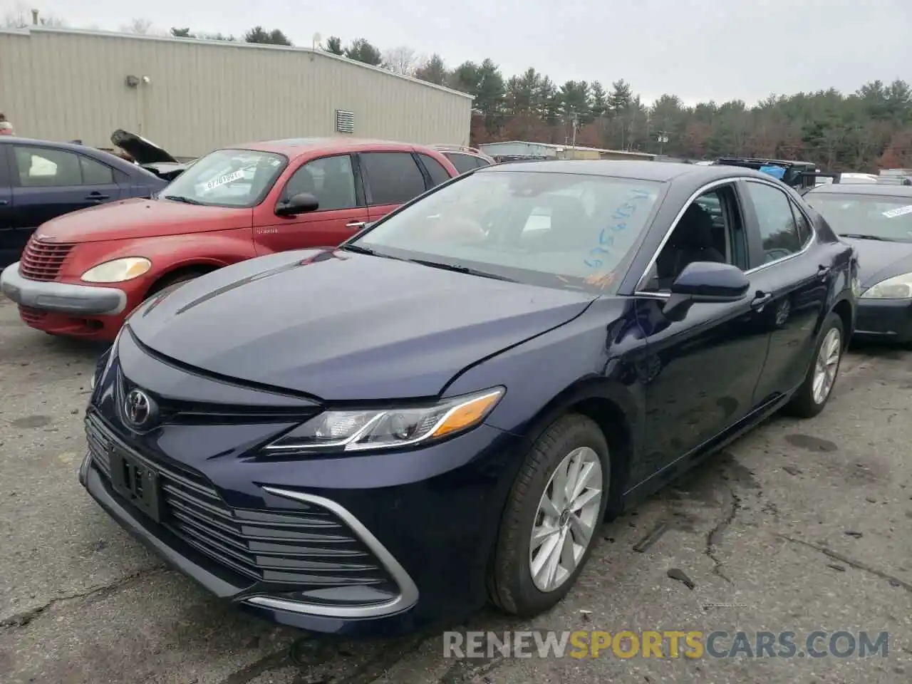 2 Photograph of a damaged car 4T1C11BK7MU021808 TOYOTA CAMRY 2021