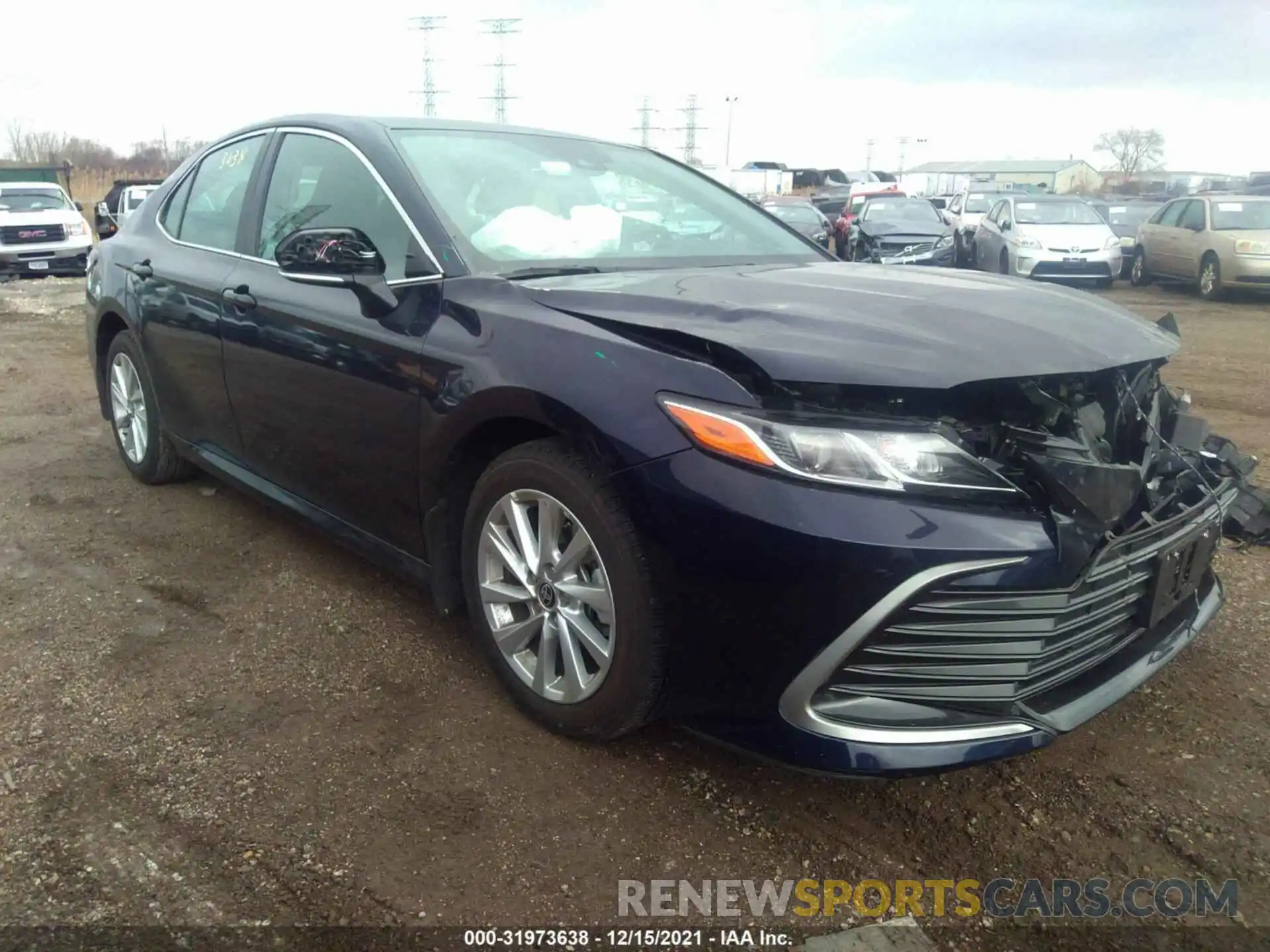 1 Photograph of a damaged car 4T1C11BK7MU023381 TOYOTA CAMRY 2021