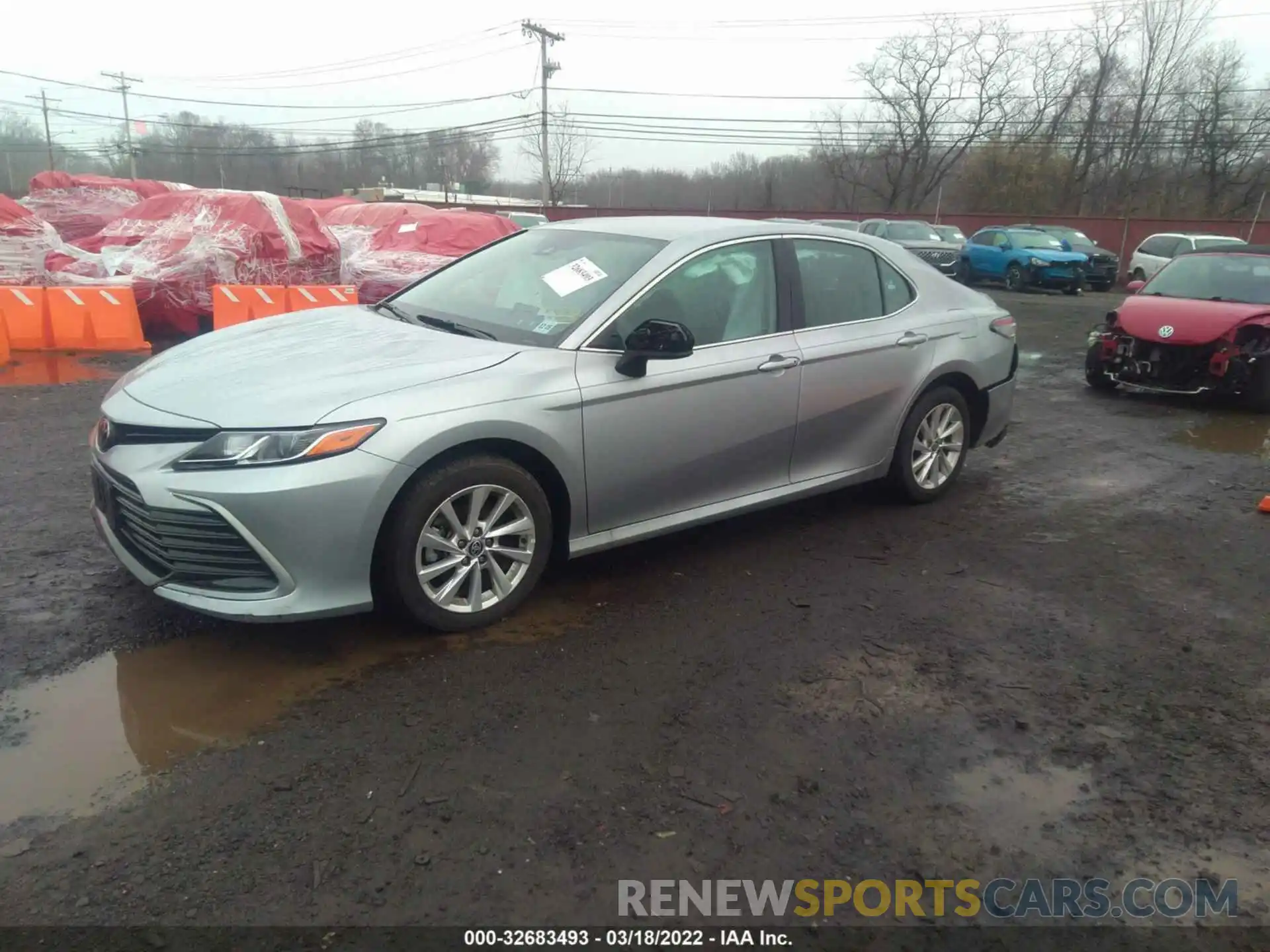 2 Photograph of a damaged car 4T1C11BK7MU023753 TOYOTA CAMRY 2021